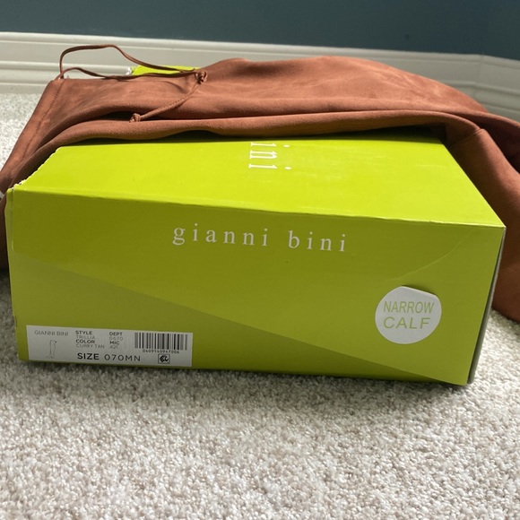 Practically new Gianni Bini “Curry Tan Trillia” knee high boots - Picture 6 of 7